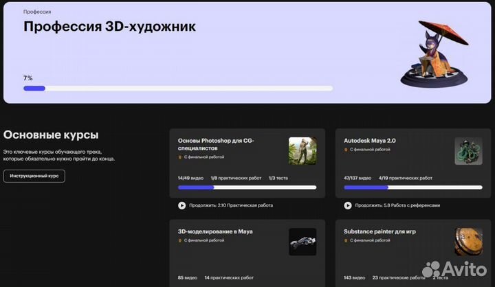 Курс skillbox 3D моделирование