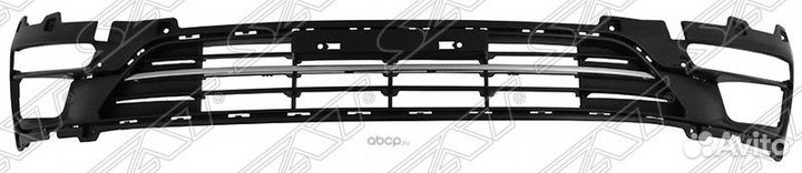 Решетка в бампер KIA RIO 15-17 под диодные туманки