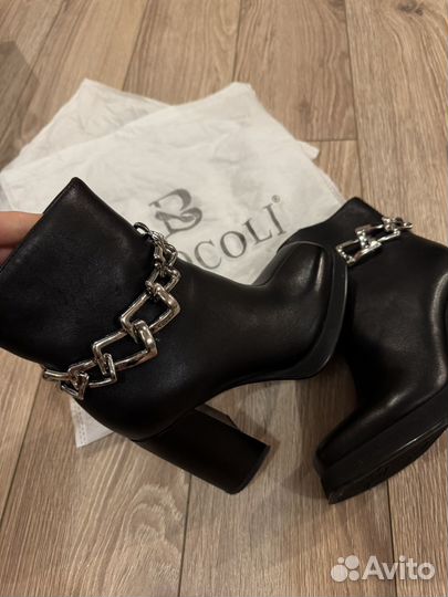 Ботильоны натуральная кожа