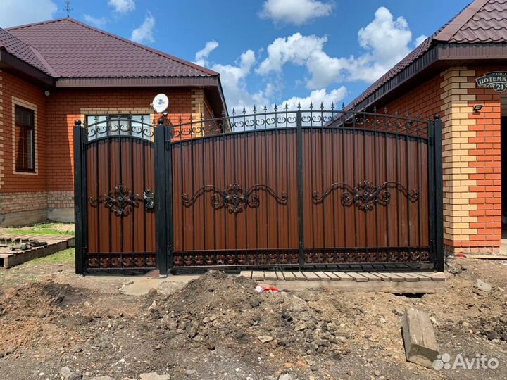Ворота кованые