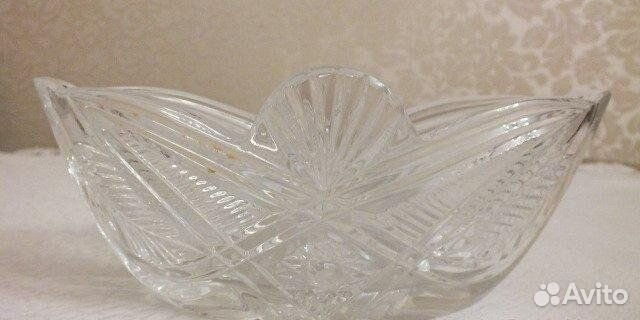 Хрустальная конфетница СССР