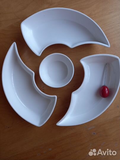 Лот Менажница Айсберг Elan Gallery +тарелка Дымов