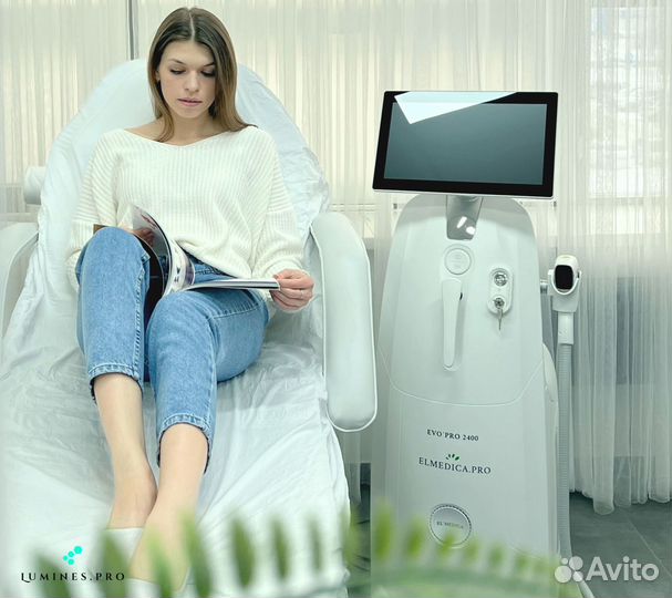 Диодный лазер для эпиляции люминес Макс’Про 2000W