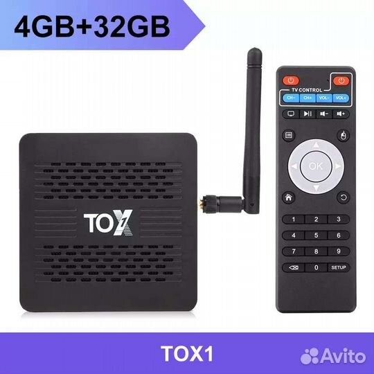 Андроид тв бокс Tox3 4 / 32 GB rev2