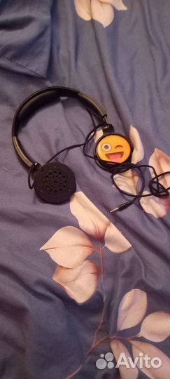 Наушники проводные, смайлики