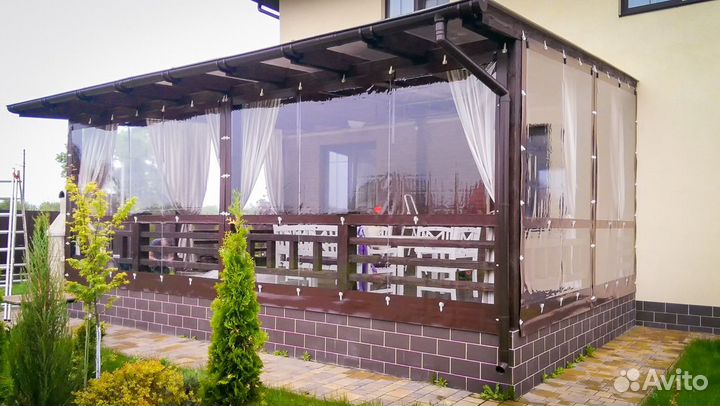 Мягкие окна для веранд и беседок