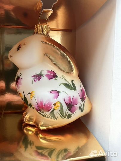 Елочные игрушки фабрики Ариель,зайка луговой