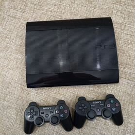 Sony PS3 Super Slim 500G прошитая 90 игр