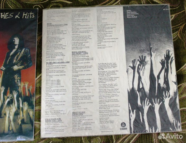 Пластинка kiss 1988 Рок-группа
