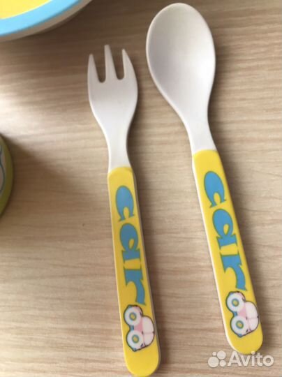 Детская бамбуковая посуда