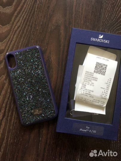 Чехол на айфон X Swarovski, оригинал