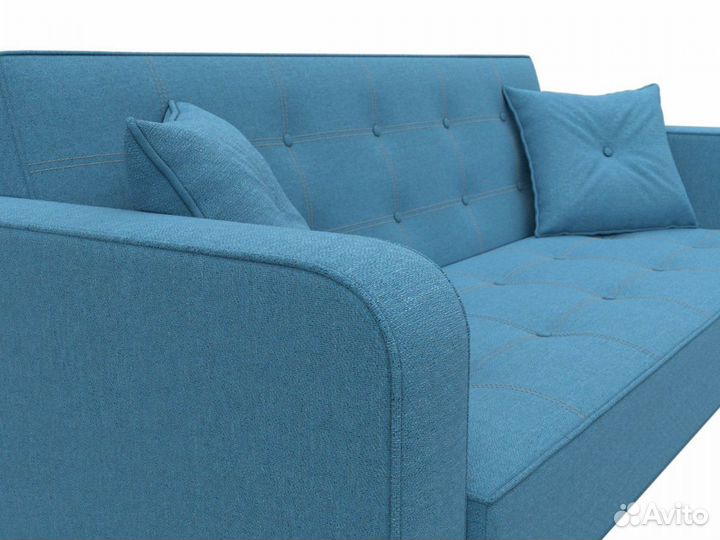 Диван-книжка Тур, рогожка, амур голубой. Москва