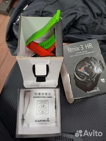 Часы garmin fenix 3 hr sapphire