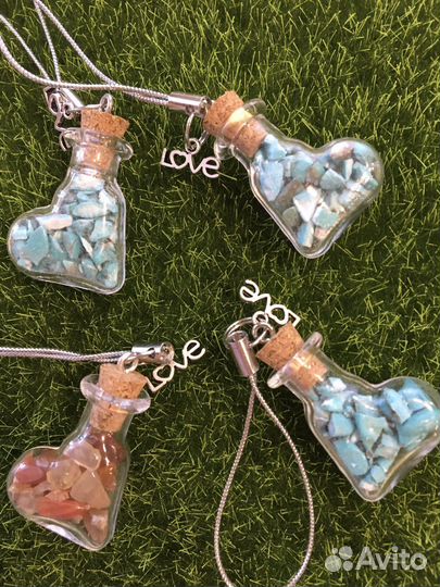 Бутылочка желаний. Брелок. Сувенир. Подарок