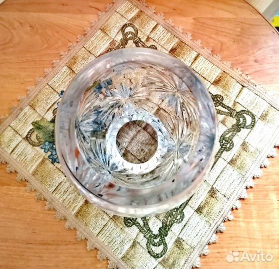 Ваза для цветов Астра гусевской хрусталь