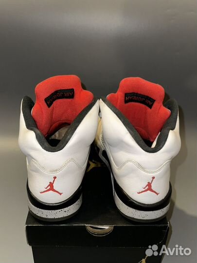 Кроссовки Nike Air Jordan 5 White Cement оригинал