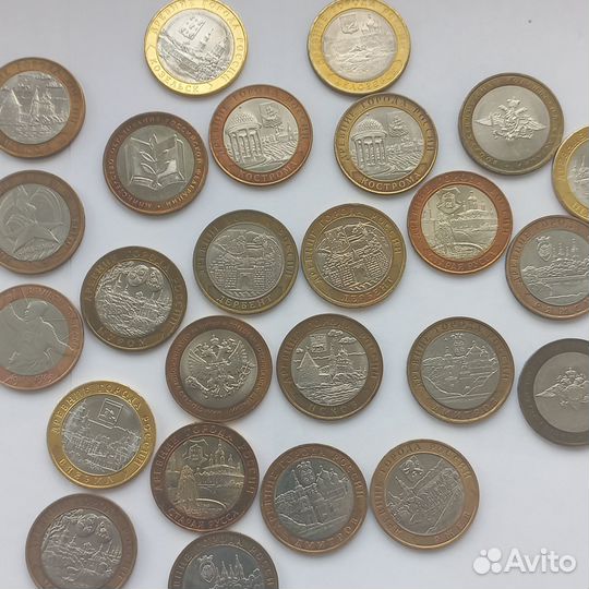 Юбилейные биметаллические монеты России