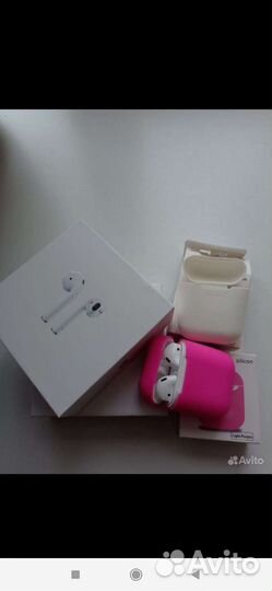 Беспроводные наушники, чехлы apple airpods 2