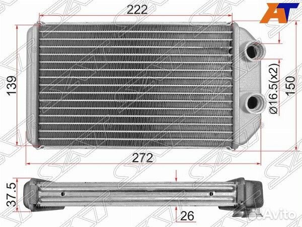 Радиатор отопителя салона toyota corona exiv