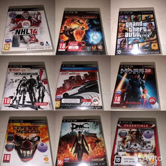 Игры для приставок ps3