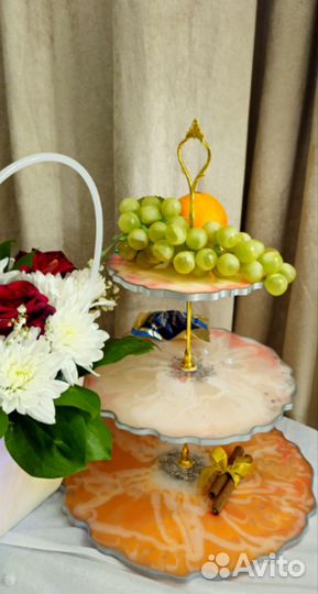 Этажерка для фруктов трехярусная