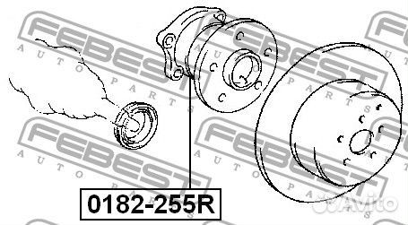 0182255R Ступица задняя