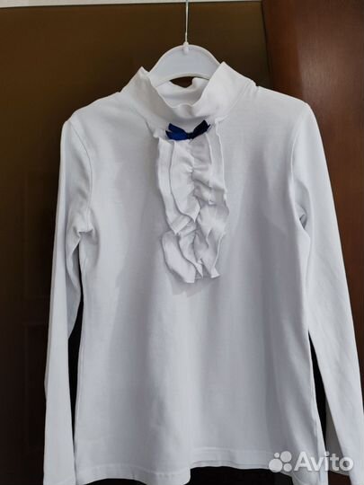 Блузки, водолазки р.140-146(2шт.)