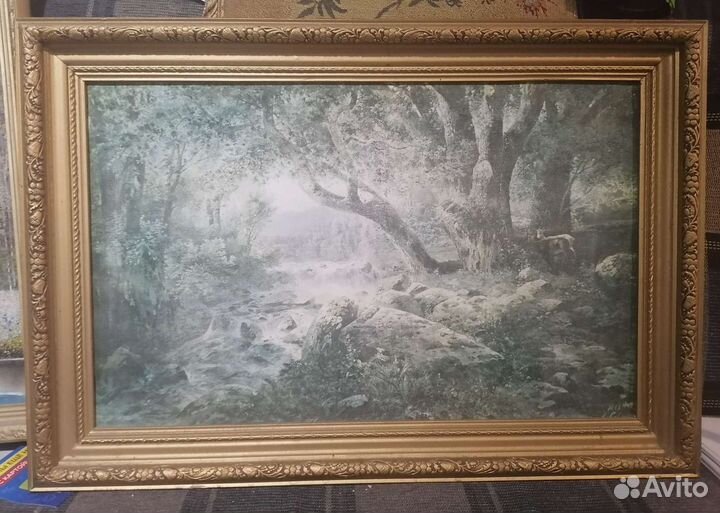 Картина (репродукция) Саврасова 