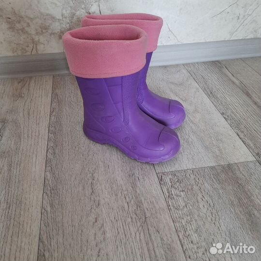 Резиновые сапоги для девочки