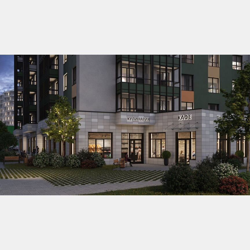 2-к. квартира, 58,3 м², 2/15 эт.