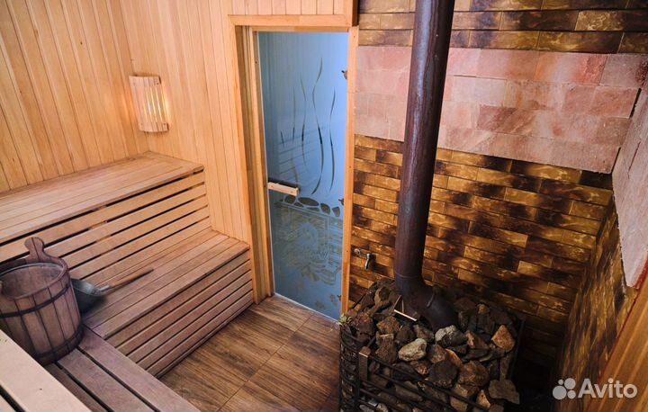 Баня сауна с бассейном