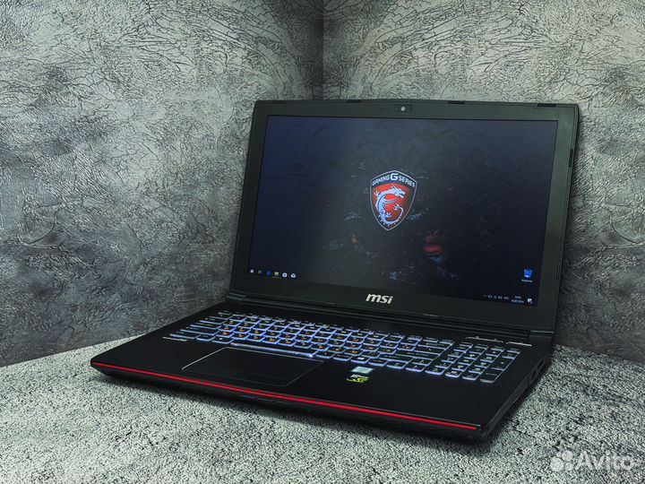 Игровой ноутбук MSI - Core i7 - GeForce GTX 1050Ti