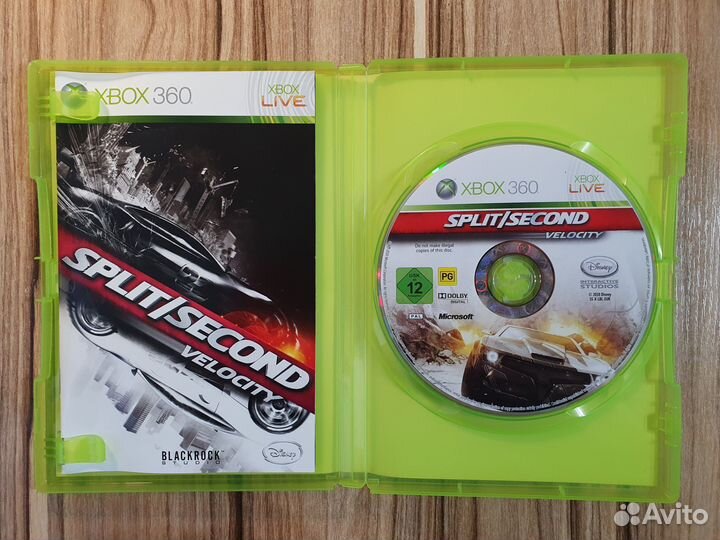 Xbox 360 / Xbox one Split Second Velocity Лицензия