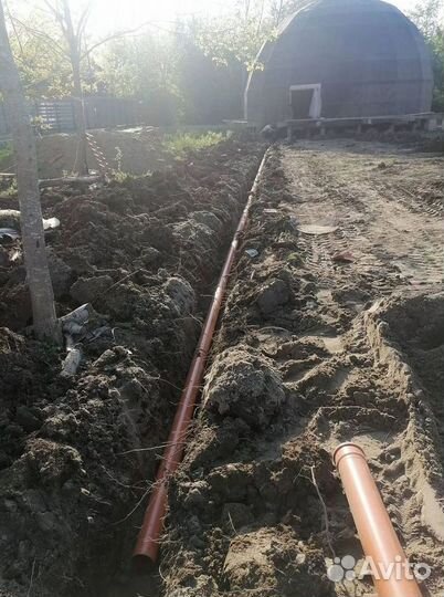 Установка канализации септик под ключ