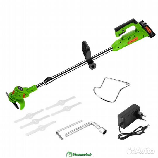 Триммер садовый аккумуляторный deko dktr21 063-423