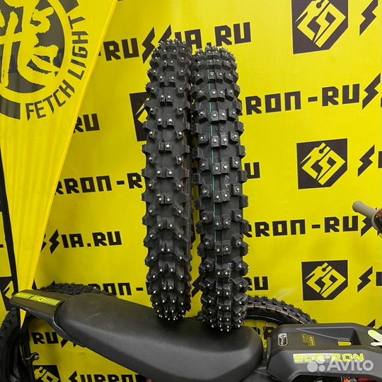 Шина Шипованная внедорожная 70/100-19 SUR-RON