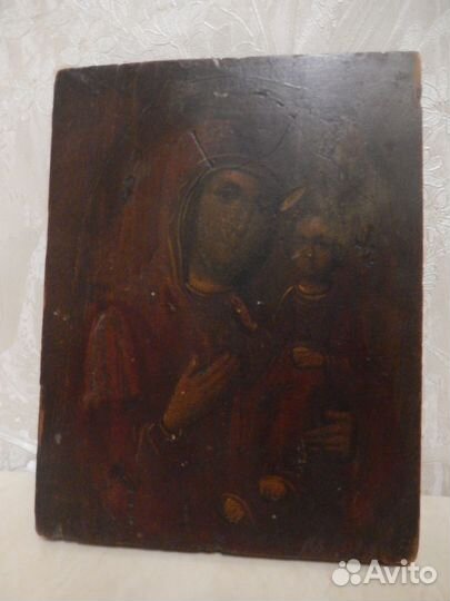 Старинная икона, оклад фабрики В. С. Крестьянинова