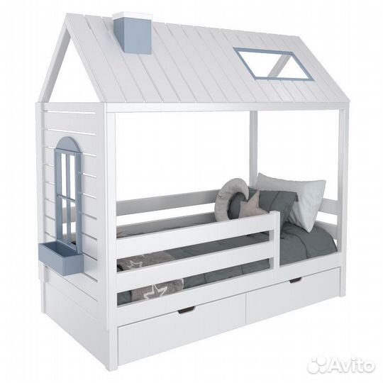 Односпальная кровать-домик для детей