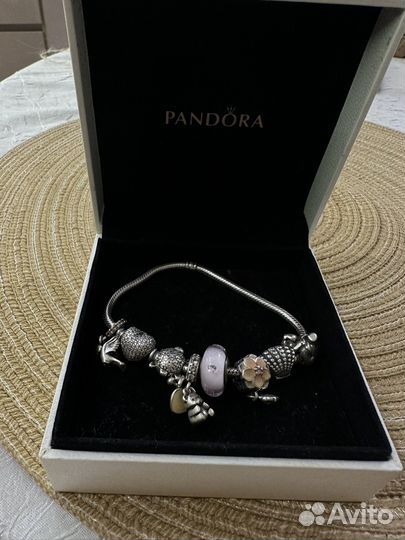 Pandora браслет с шармами