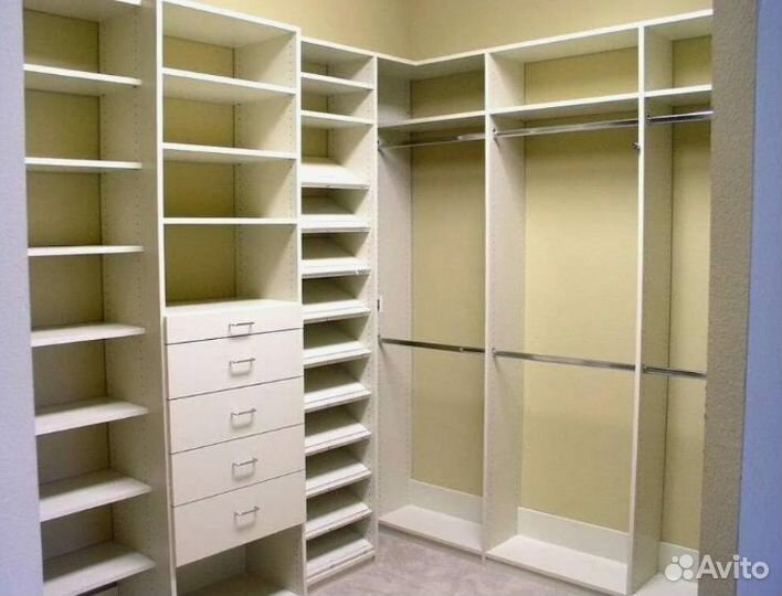 Гардеробные на заказ от производителя