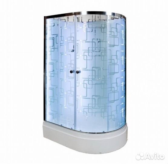 Душевая кабина AvaCan EM2712 N LED с гидромассажем левая