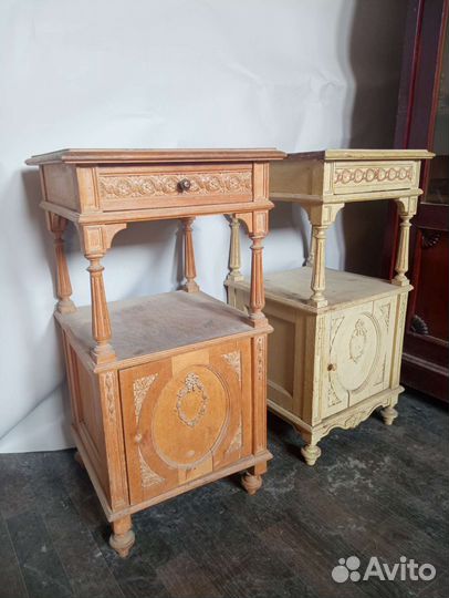 Антикварные парные тумбочки. Россия конец 19 века