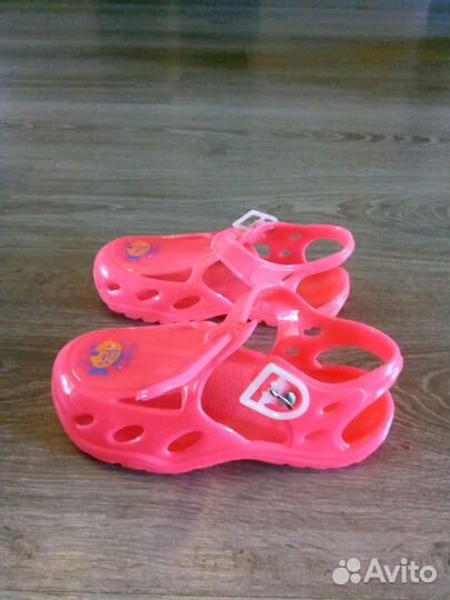 Сандалии резиновые для девочки 