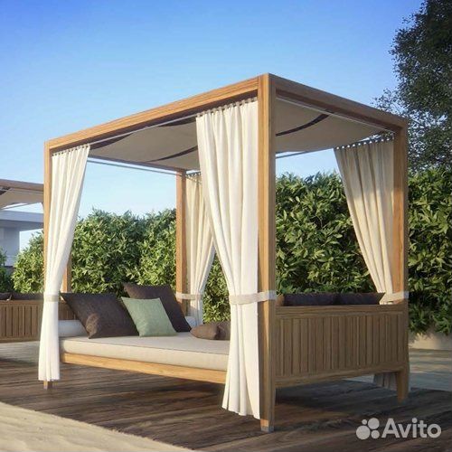 Уличные шторы, чехлы на мебель