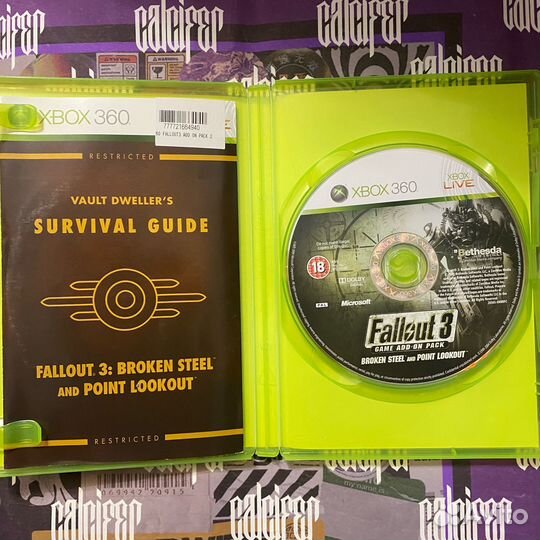 Fallout 3 Broken Steel Point Lookout на xbox 360