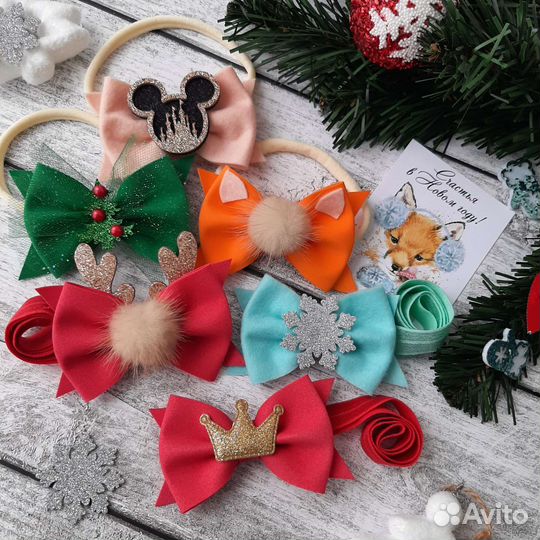 Новогодние бантики