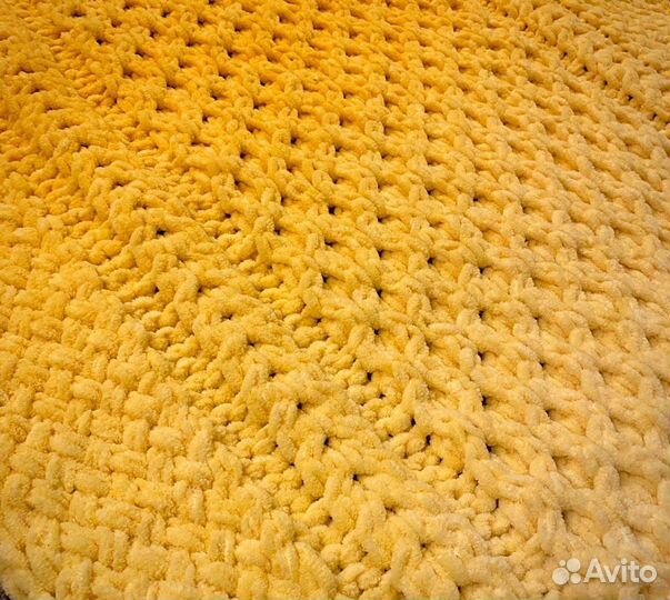 Детский плед из плюшевой пряжи Ализе Пуффи Файн