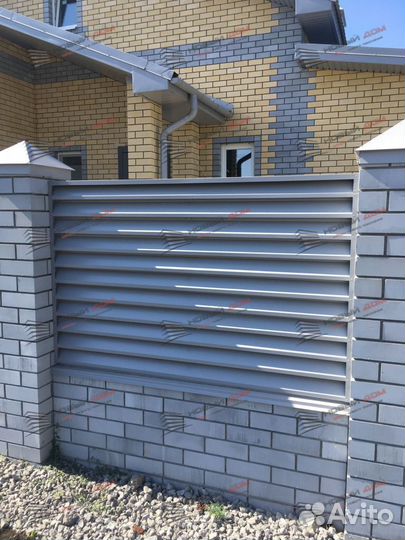 Забор жалюзи