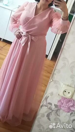 Красивое нежное платье