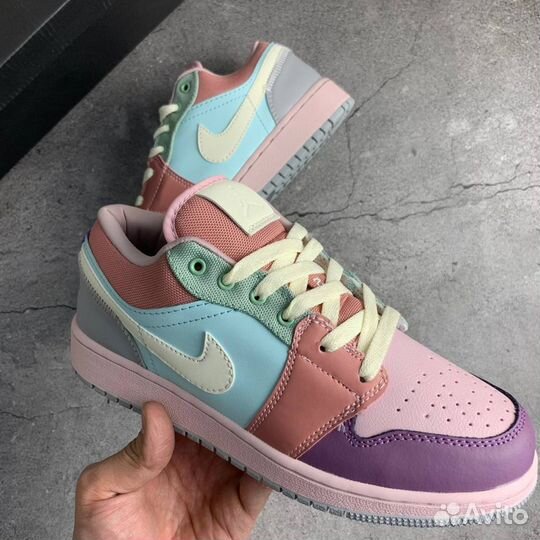 Кроссовки Air Jordan 1 Low Easter Pastel (36-40)